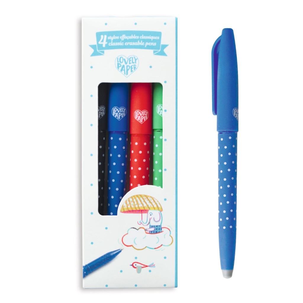 Radírozható tollkészlet - 4 színű - 4 Classic erasable pens – fő nézet