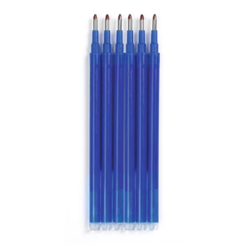 Tollbetét - Kék, 6 db-os - Set of 6 blue refills - medium point