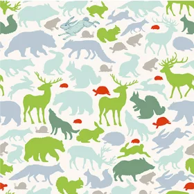 Dekortapéta - Kis barátok - Little friends