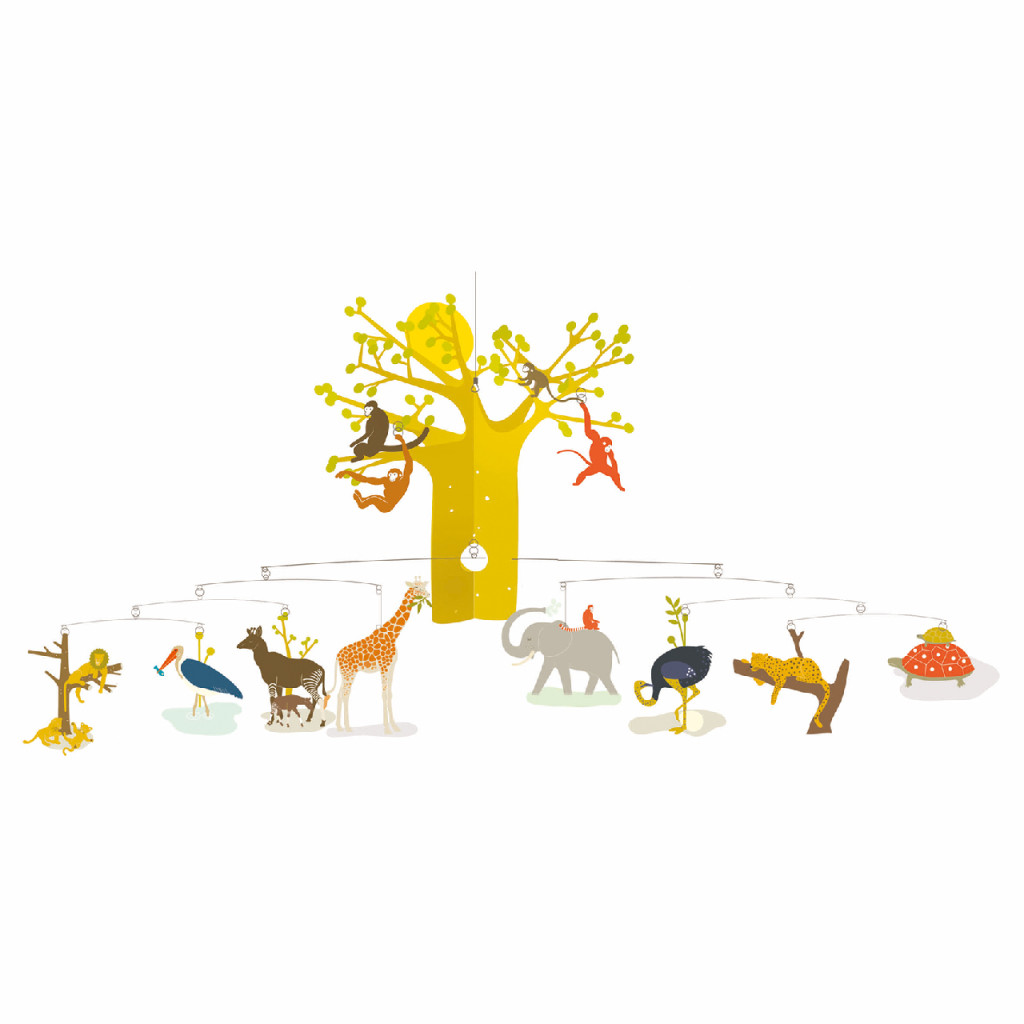 Szélmobil függődísz - Afrikai szavanna - The African Savannah – alternatív kép 1