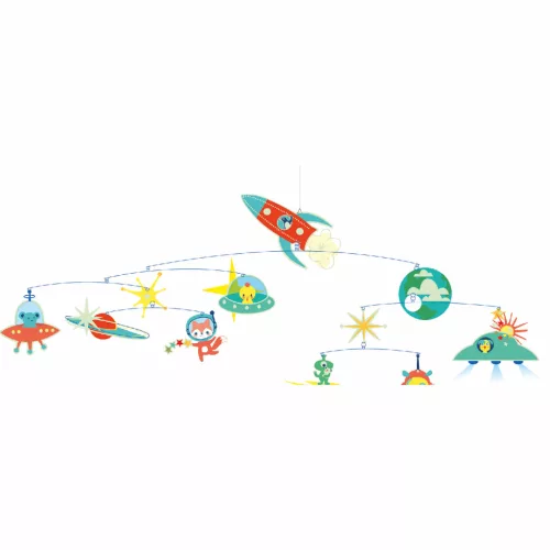 Szélmobil függődísz - Rakéta - Rocket