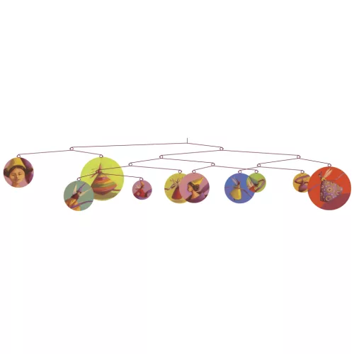 Szélmobil függődísz - Tündérek körtánca - The round dance of the fairies