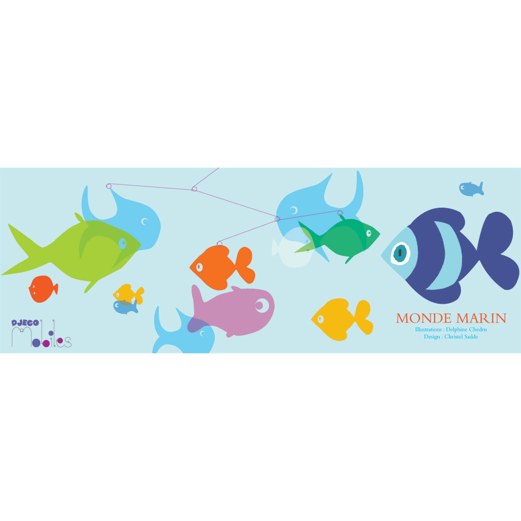 Szélmobil függődísz - A tenger világa - Marine world – fő nézet