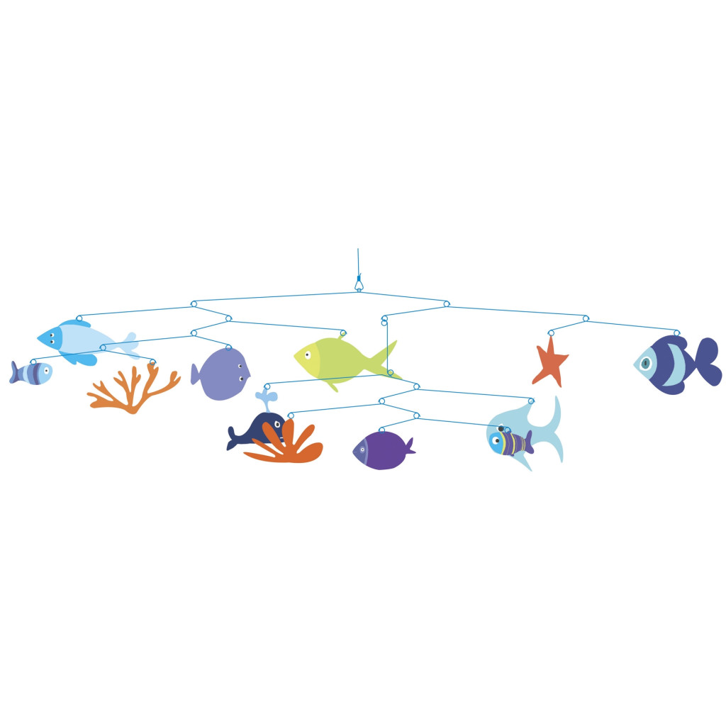 Szélmobil függődísz - A tenger világa - Marine world – alternatív kép 1