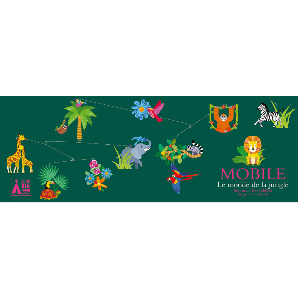 Szélmobil függődísz - A dzsungel világa - The jungle world – fő nézet