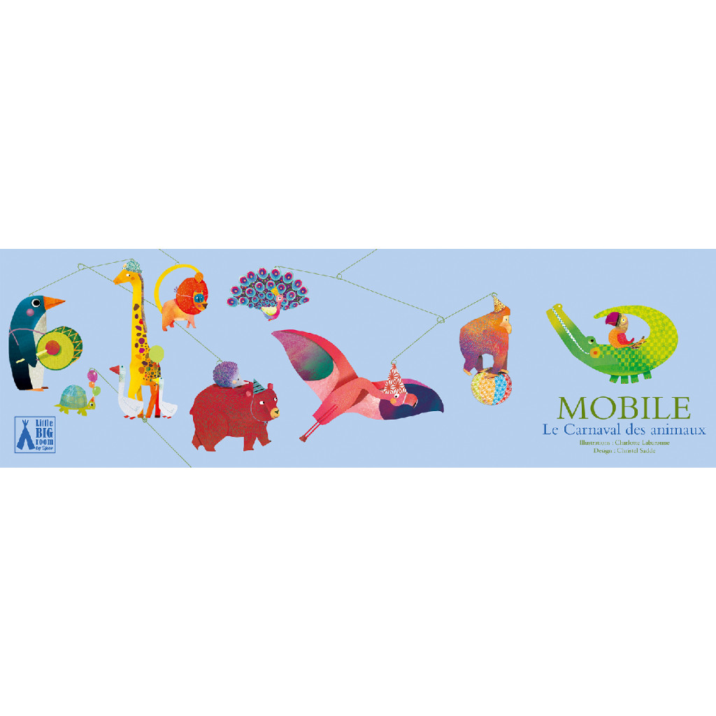 Szélmobil függődísz - Állatok farsangja - Carnival of animals – fő nézet