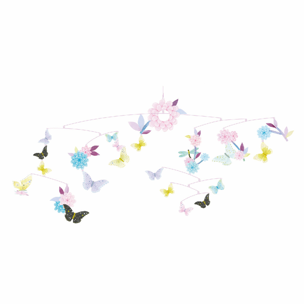 Szélmobil függődísz - Pillangó forgatag - Butterfly twirl – alternatív kép 2