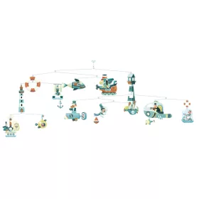   Szélmobil függődísz - Tengeri hajók - Marine ships (FSC)