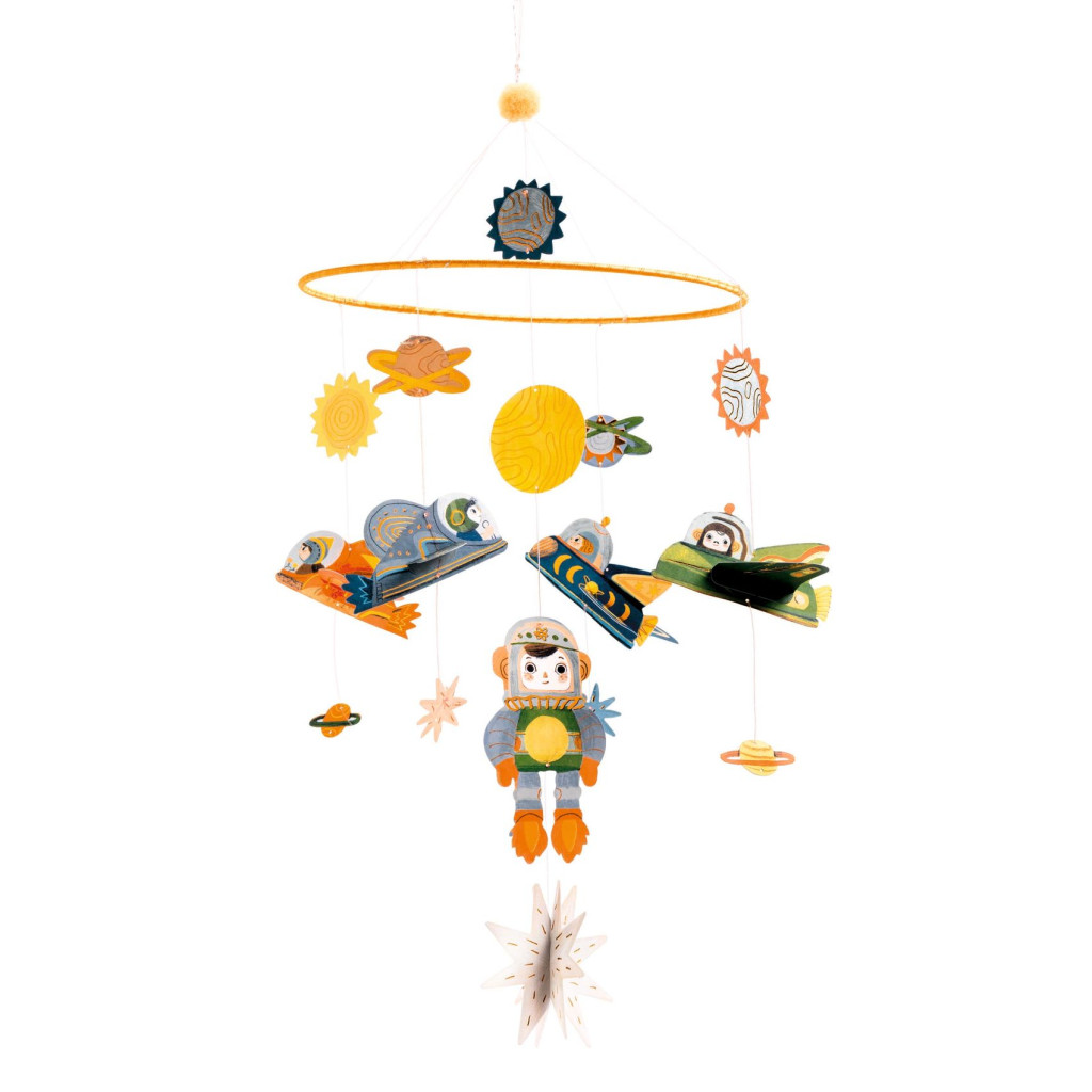 Szélmobil föggődísz - Űrutazás - Spaceships – alternatív kép 2