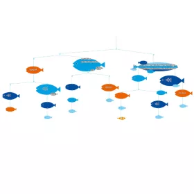   Szélmobil függődísz - Halak összhangban - Fishes in harmony