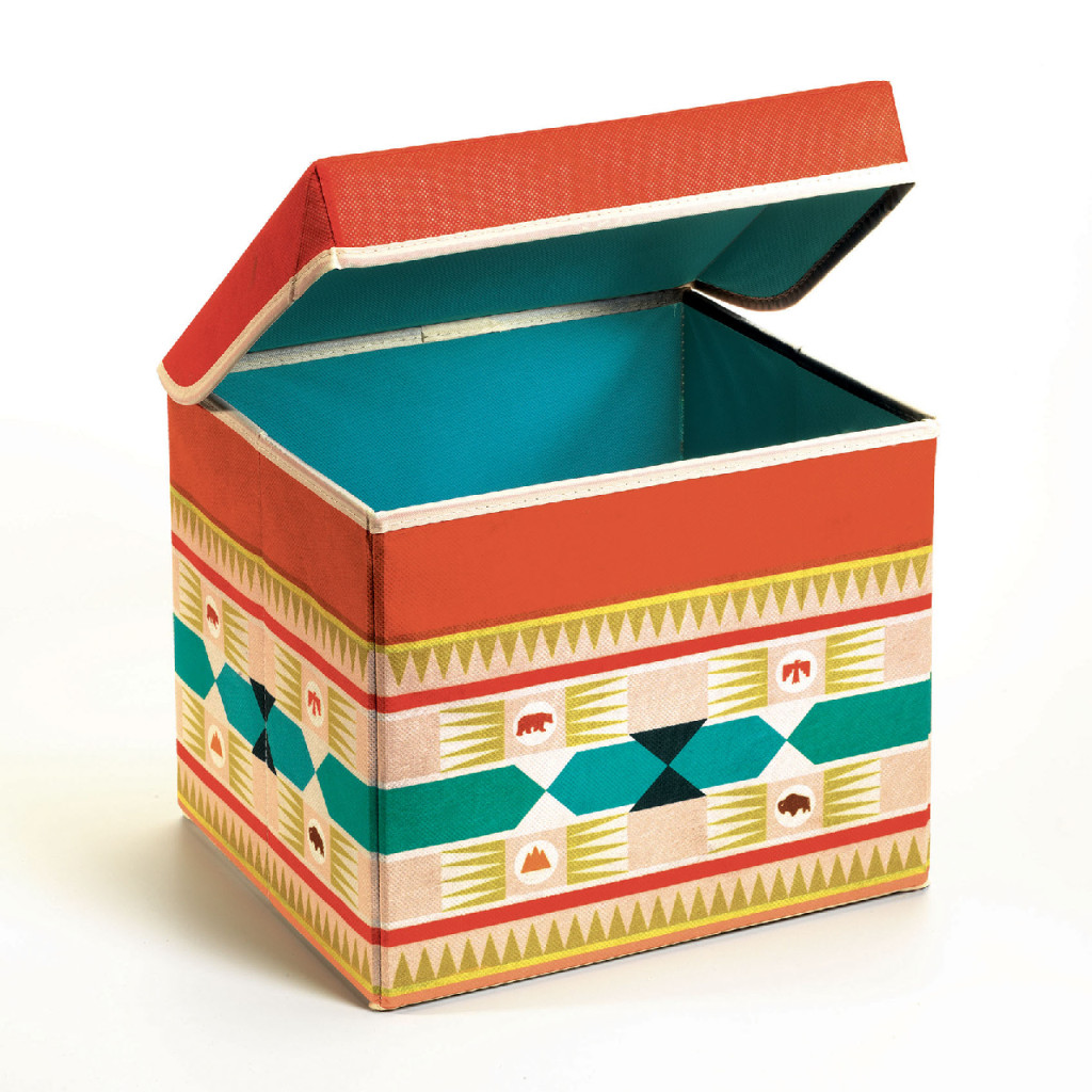Játéktároló ülőke - Indián - Teepee toy box – alternatív kép 1