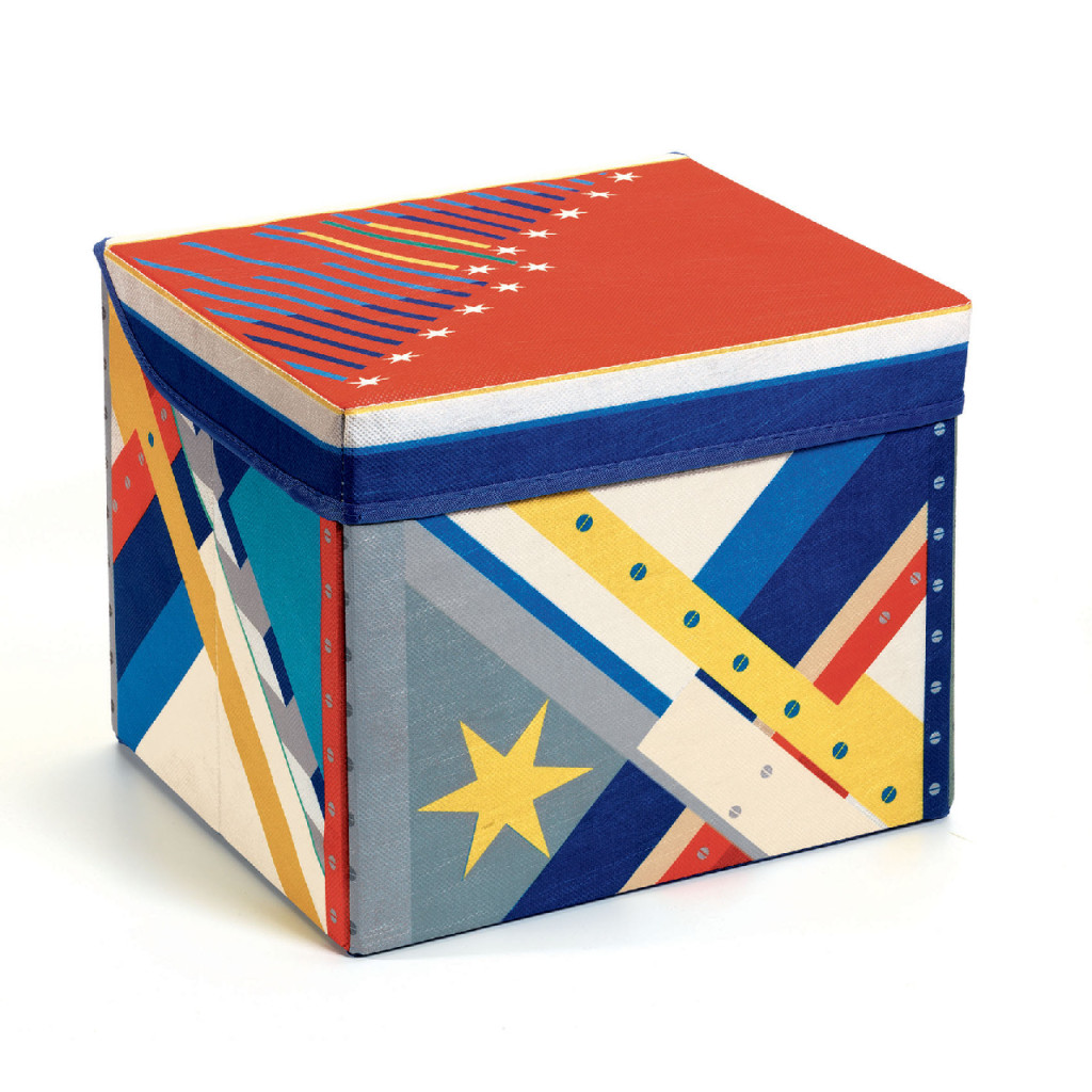 Játéktároló ülőke - Rakéta - Rocket toy box – fő nézet