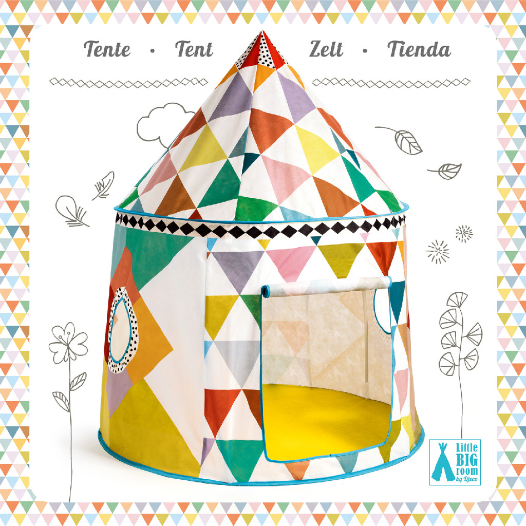 Djeco sátrak - Színes játszósátor - Multicolored tent – alternatív kép 1