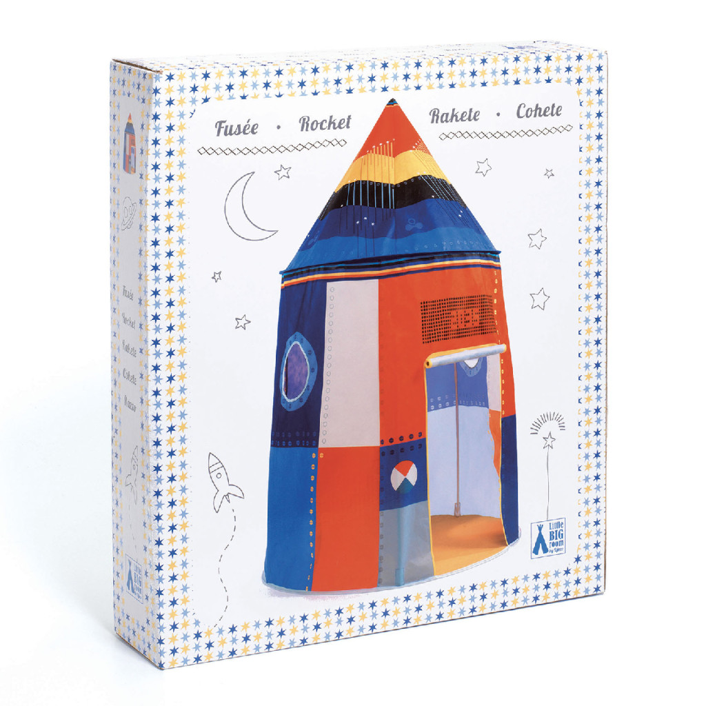Djeco sátrak - Rakéta játszósátor - Rocket hut – fő nézet
