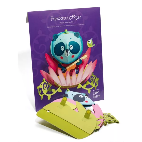 3D-s faldekoráció - Panda - Panda bear alternatív kép 1