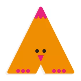 Állatdekor betű - A - Graphic animal letter