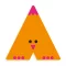 Djeco Állatdekor betű - A - Graphic animal letter, 3–5 év, Többszínű