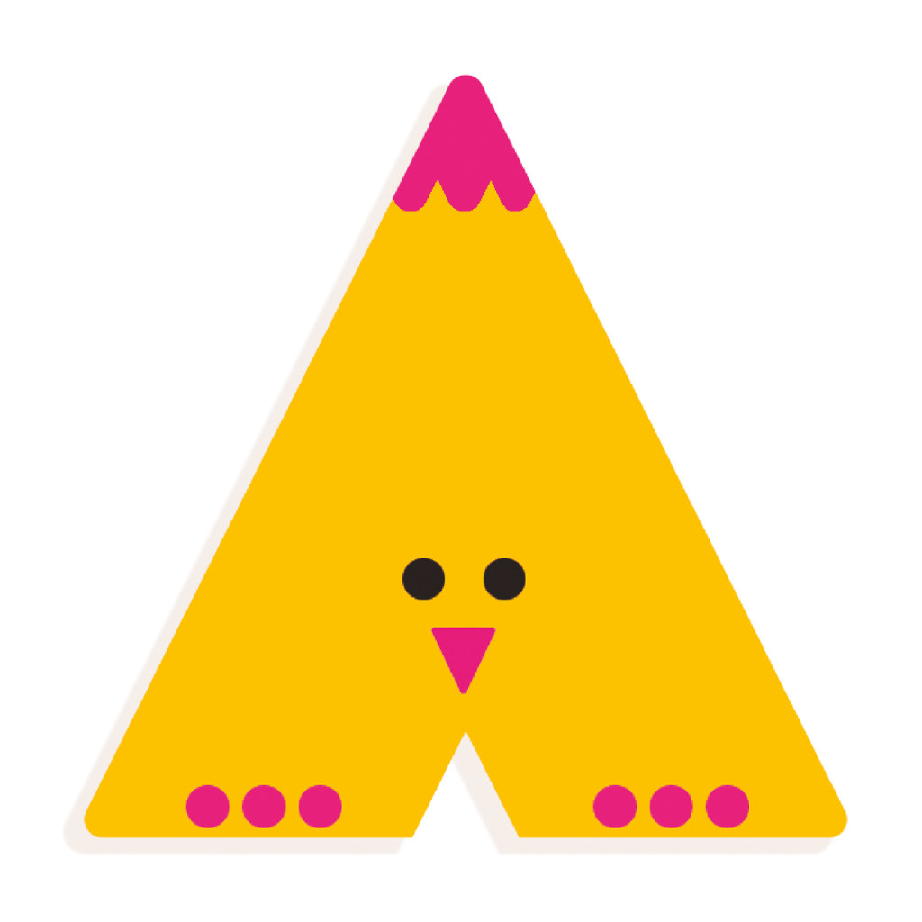 Állatdekor betű - A - Graphic animal letter – alternatív kép 2