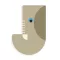 Djeco Állatdekor betű - J - Graphic animal letter, 3–5 év, Többszínű