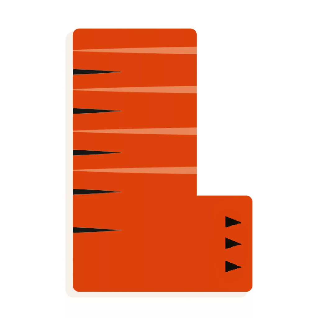 Állatdekor betű - L - Graphic animal letter fő kép