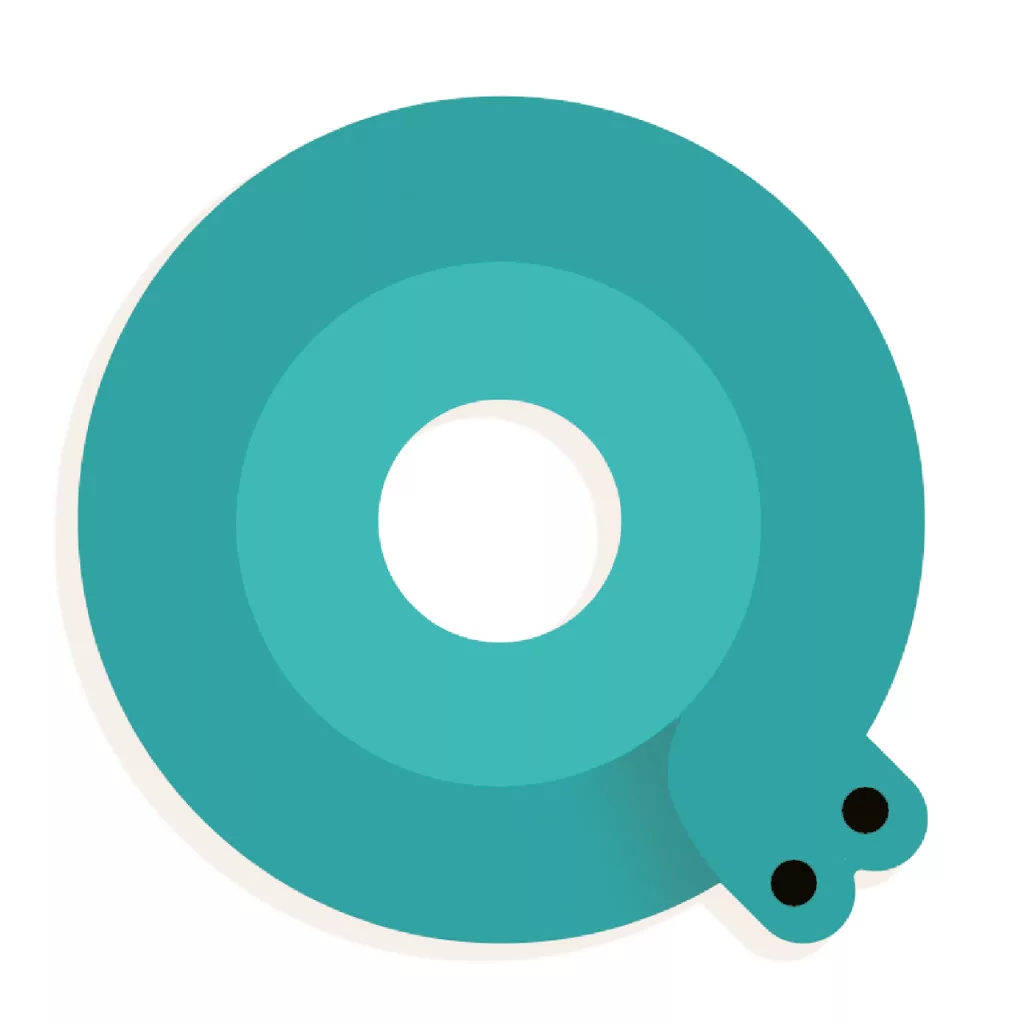 Állatdekor betű - Q - Graphic animal letter fő kép