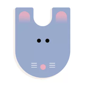 Állatdekor betű - U - Graphic animal letter