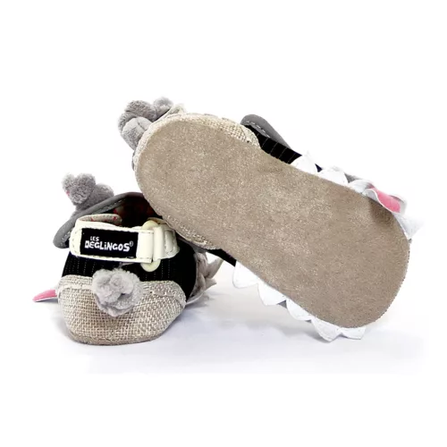 Bébi cipőcske - BIGBOS, a farkas, 12-18 hónapos korig