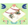 Djeco Ékszerkészítő készlet - Páros madarak - Bird Ribbons, 3–5 év, Többszínű