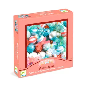 Djeco Ékszerkészítő készlet - Buborék gyöngyök, ezüst - Bubble beads, Silver, 3–5 év, Vegyes anyag