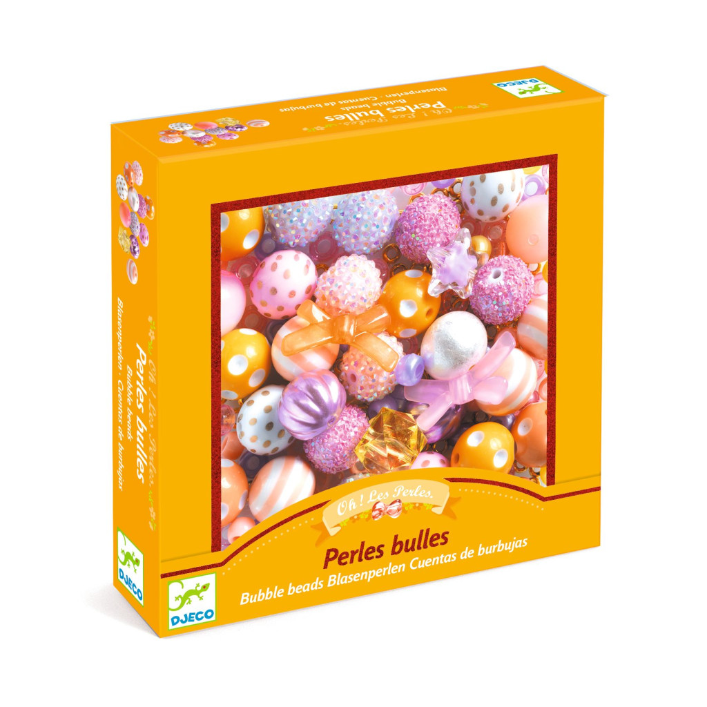 Ékszerkészítő készlet - Buborék gyöngyök, arany - Bubble beads, Gold – fő nézet
