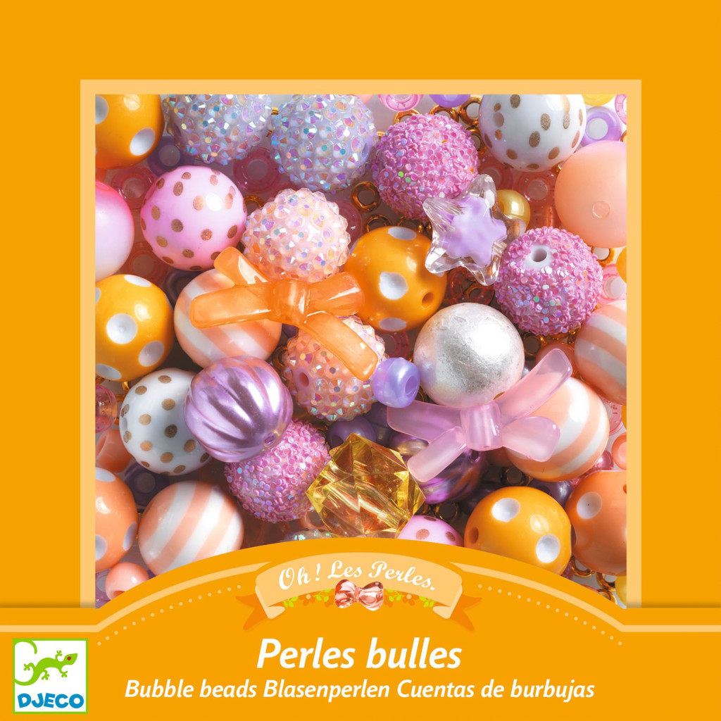 Ékszerkészítő készlet - Buborék gyöngyök, arany - Bubble beads, Gold – alternatív kép 1