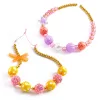 Djeco Ékszerkészítő készlet - Buborék gyöngyök, arany - Bubble beads, Gold, 3–5 év, Vegyes anyag