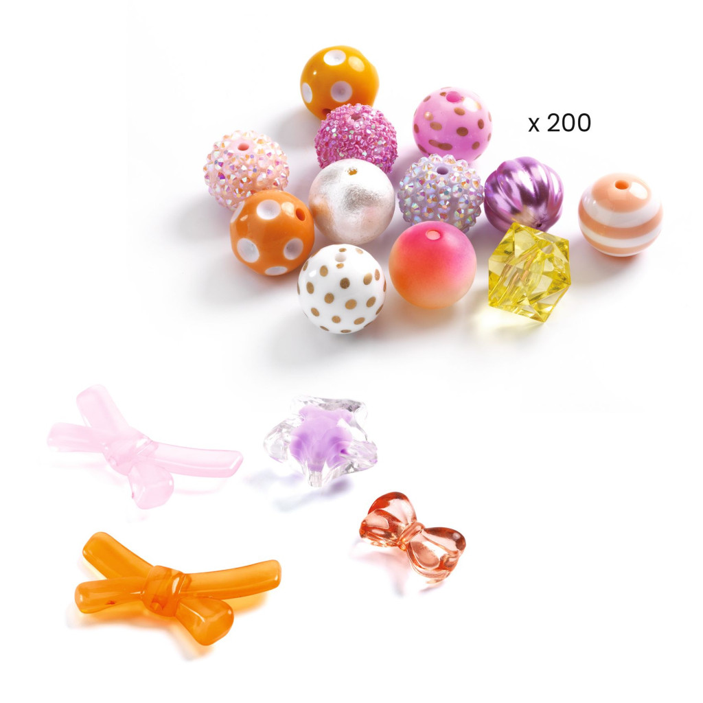 Ékszerkészítő készlet - Buborék gyöngyök, arany - Bubble beads, Gold – alternatív kép 3