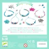 Djeco Ékszerkészítő készlet - Betű gyöngyök, ezüst - Alphabet beads, Silver, 3–5 év, Vegyes anyag