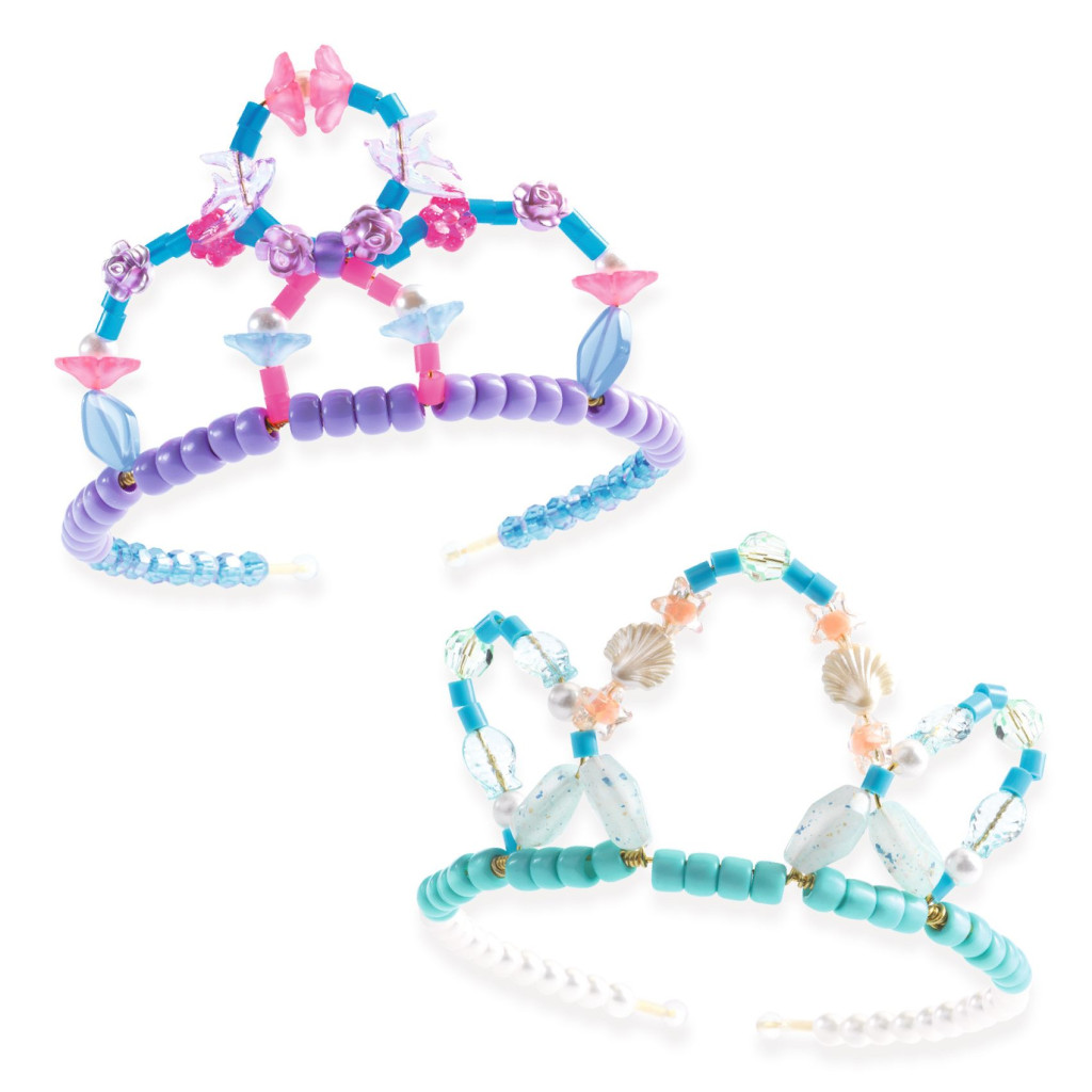 Ékszerkészítő készlet - Páros tiara, kék - Duo of tiaras, Blue – alternatív kép 1