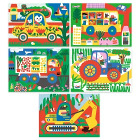 Djeco Karckép technika - Jármű felfedező - Learning about vehicles, 3–5 év, Többszínű