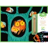 Djeco Karckép technika - Mesés állatok - Learning about animals, 3–5 év, Többszínű
