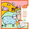 Djeco Meglepetés adagoló színező - Tanya - Coloring dispenser, Farm, 3–5 év, Többszínű