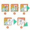 Djeco Meglepetés adagoló színező - Tanya - Coloring dispenser, Farm, 3–5 év, Többszínű