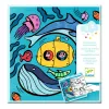 Djeco Meglepetés adagoló színező - Óceán - Coloring dispenser, Ocean, 3–5 év, Többszínű