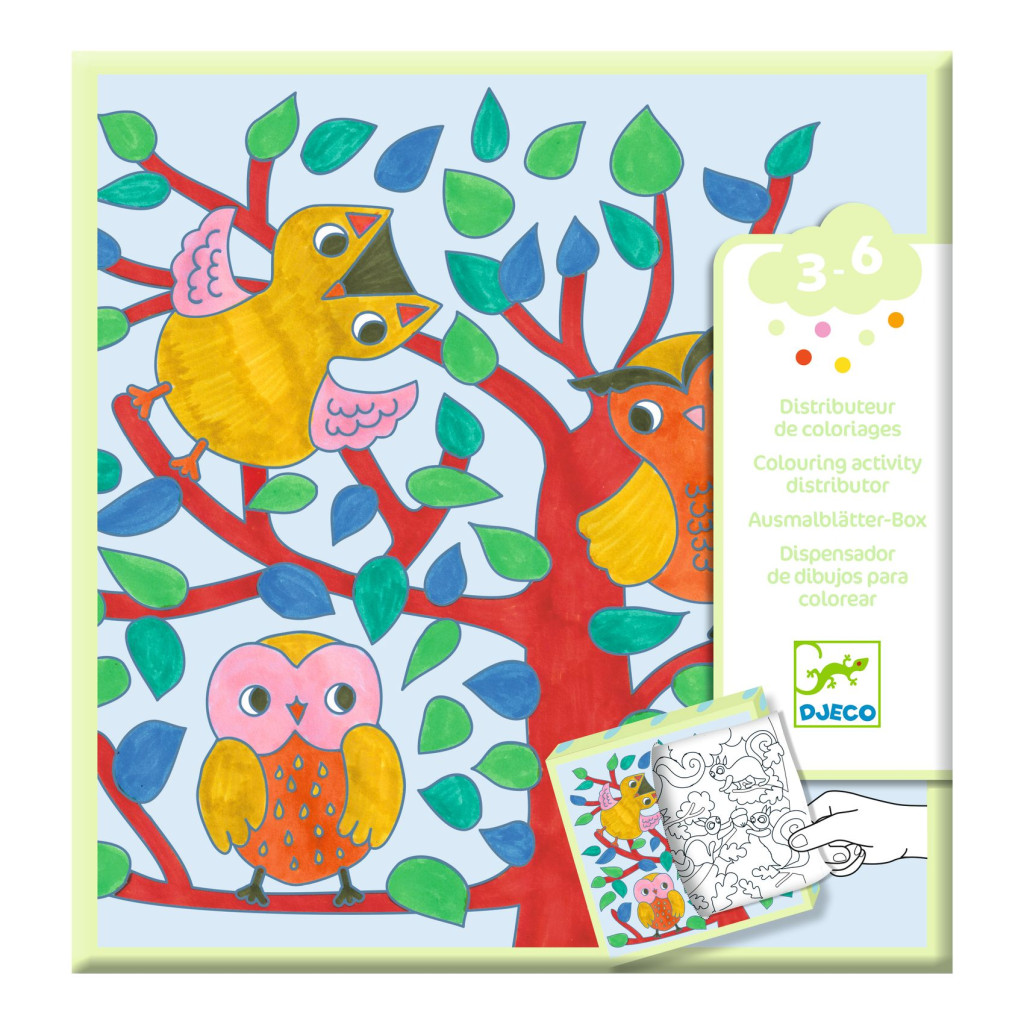 Meglepetés adagoló színező - Erdő - Coloring dispenser, Forest – alternatív kép 1