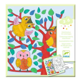 Djeco Meglepetés adagoló színező - Erdő - Coloring dispenser, Forest, 3–5 év, Többszínű