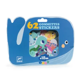 Djeco Matricák - Tenger lakói - Sea animals, 3–5 év, Többszínű