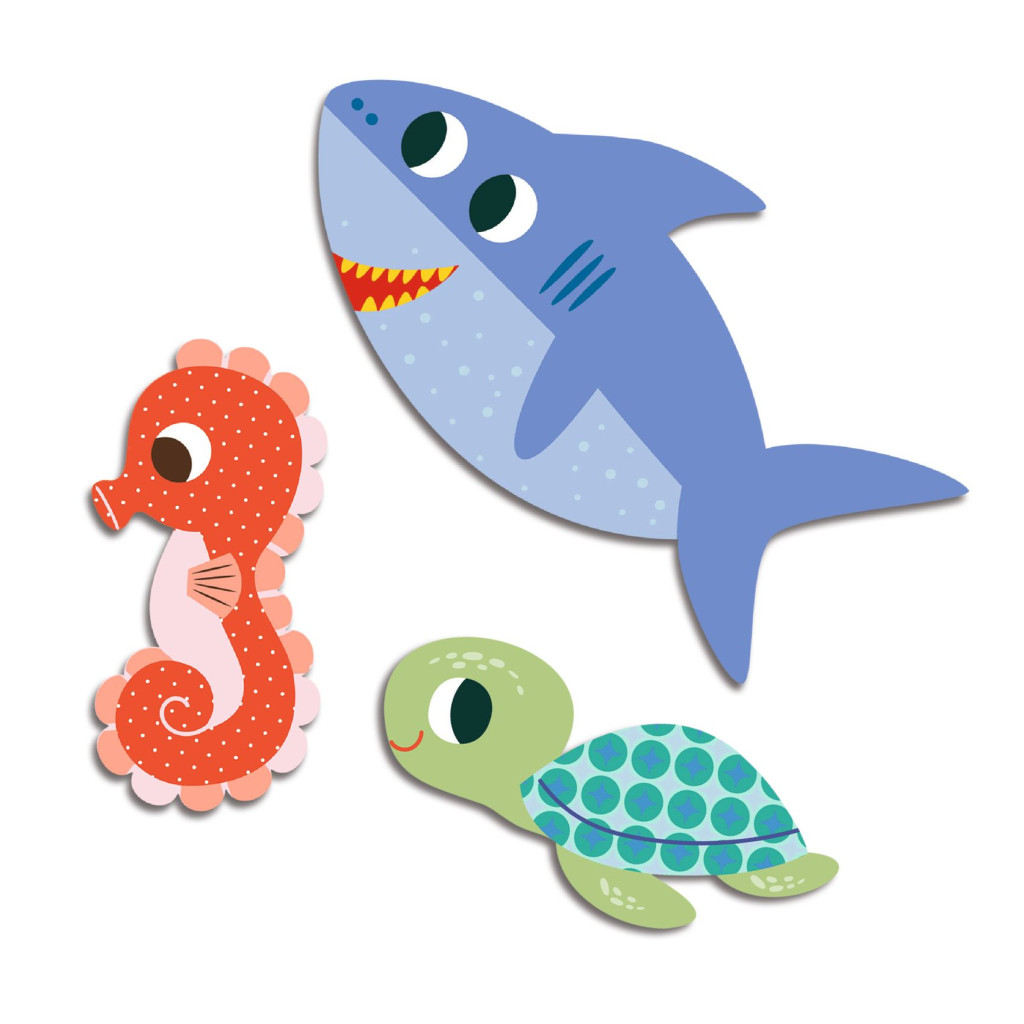 Matricák - Tenger lakói - Sea animals – alternatív kép 1