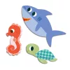 Djeco Matricák - Tenger lakói - Sea animals, 3–5 év, Többszínű