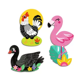 Djeco Matricák - Madarak - Birds, 3–5 év, Többszínű