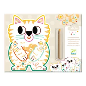 Djeco Meglepetés színező - Háziállatok - Domestic animals, 3–5 év, Többszínű