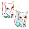 Djeco Meglepetés színező - Erdei barátok - Forest Friends, 3–5 év, Többszínű