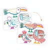 Djeco Meglepetés színező - Vadállatok - Wild families, 3–5 év, Többszínű
