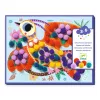 Djeco Pompom-kép készítő - Puha mintázatok - Assortments, 3–5 év, Többszínű